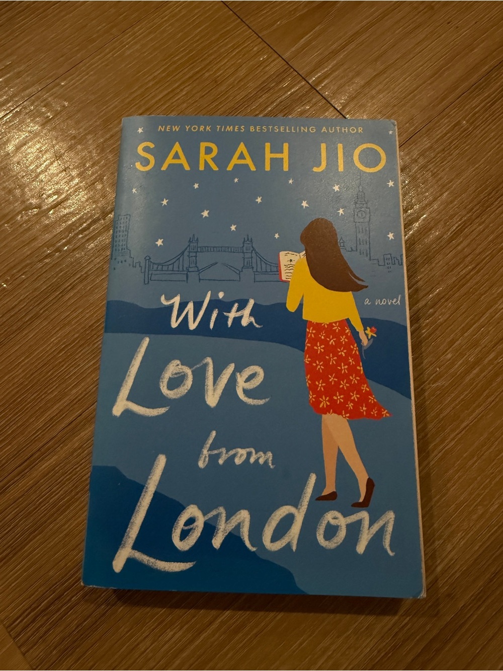 With Love From London by Sarah Jio - Blue Cover